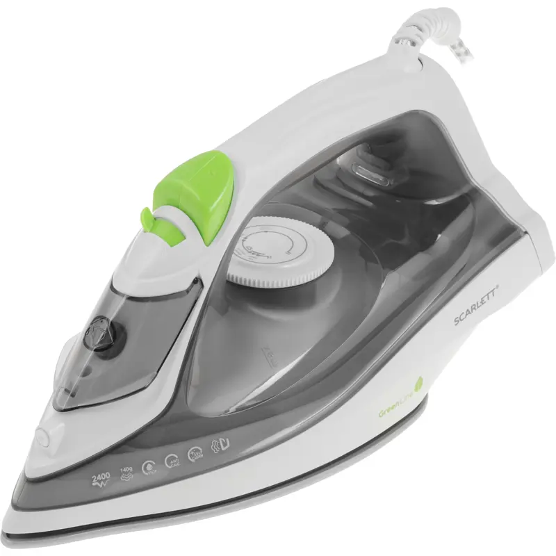 Утюг Scarlett Green Line SC-SI30K60 2400Вт белый/серый