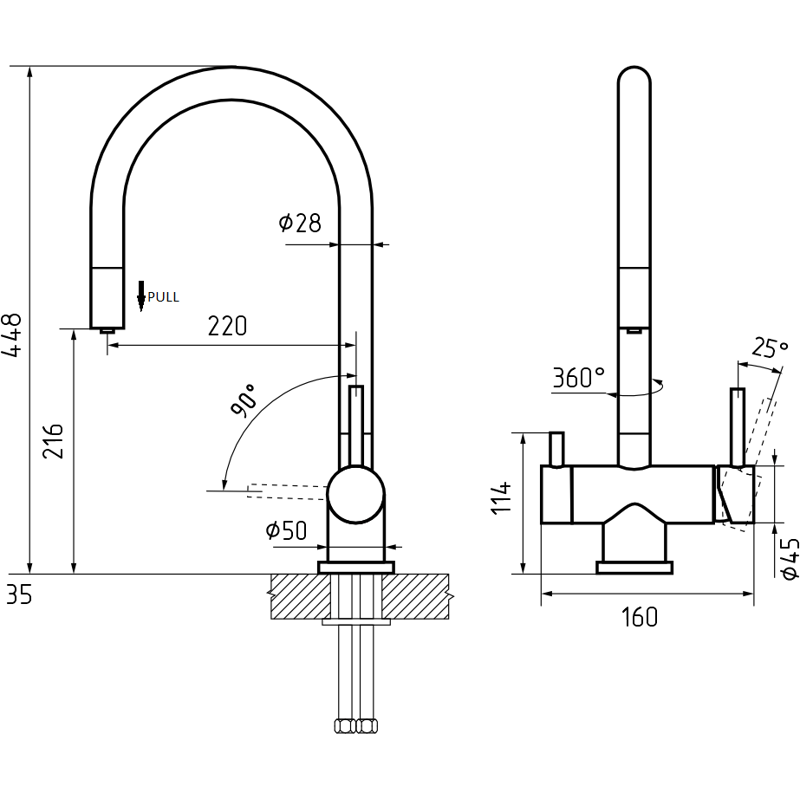 Rivelato 2433505 antracite cromo