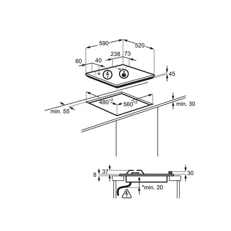 ELECTROLUX KGG64362S