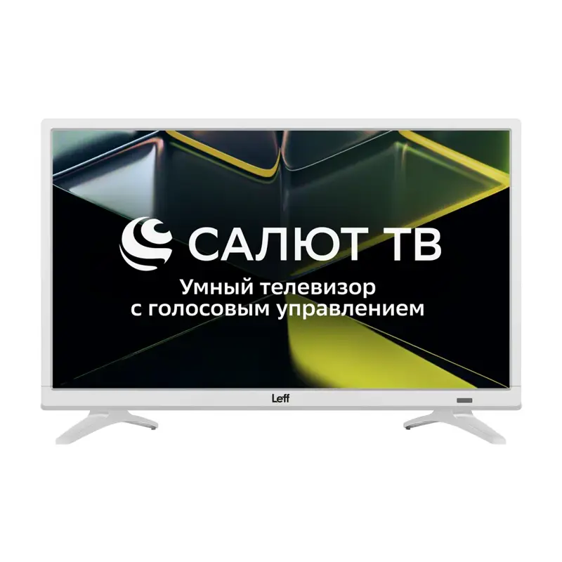 Leff Телевизор 24H691T Smart TV, Dolby Digital 24" HD, белый, кремовый