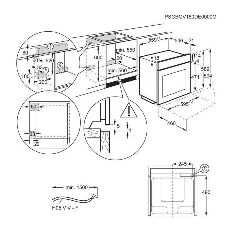 Electrolux COB8S39WZ