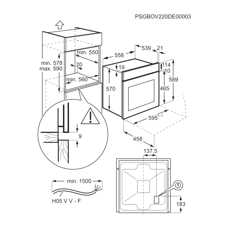 ELECTROLUX EOD5H70BX