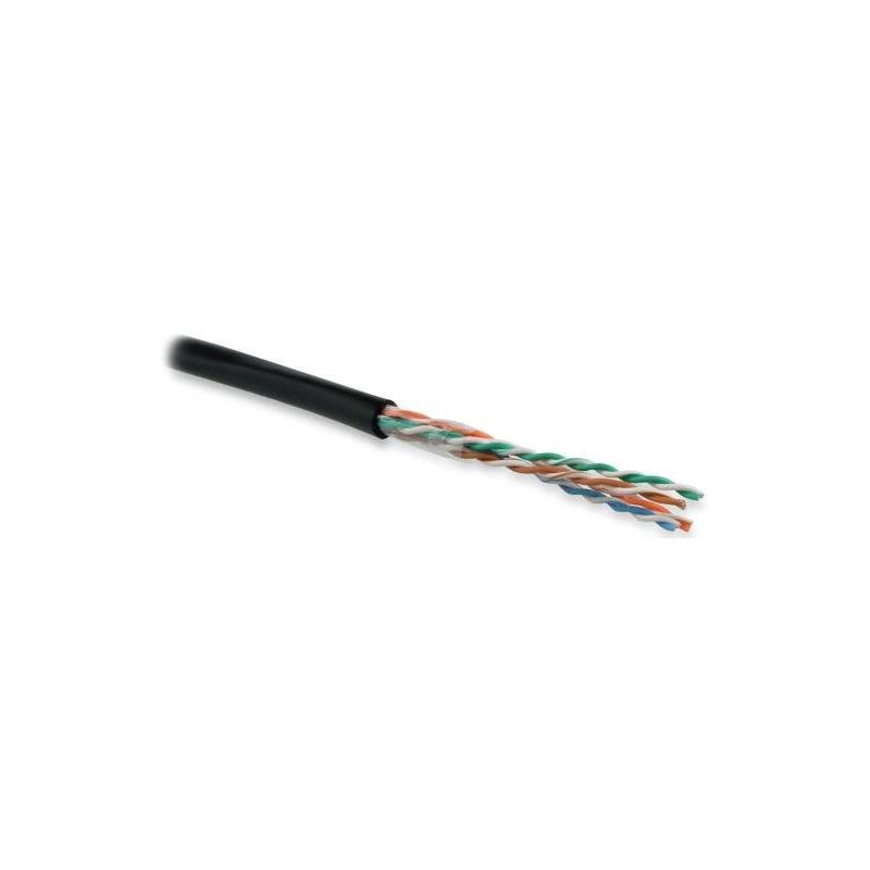 Hyperline UUTP4R-C5E-S24-OUT-PE-BK-500
