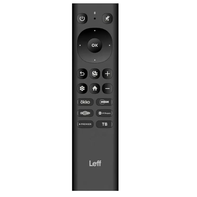 Leff Телевизор 32H680T, Smart TV, Dolby Digital 32" HD, черный, черно-серый