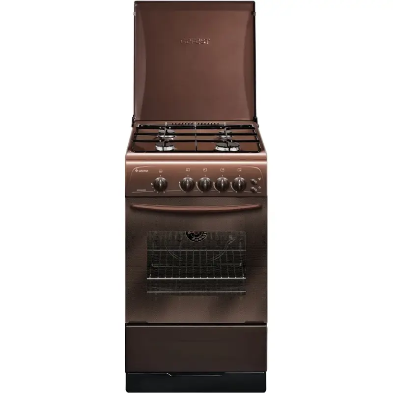 Gefest 3200 K19 50 см Газовая плита, 4 конфорки, коричневая
