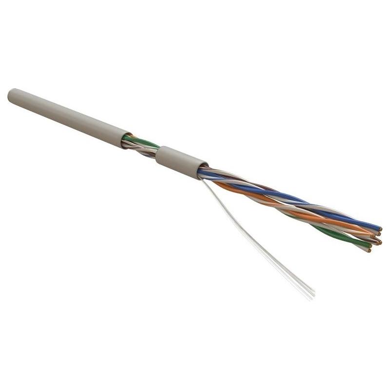 Hyperline UUTP4R-C5E-S24-IN-PVC-GY-305