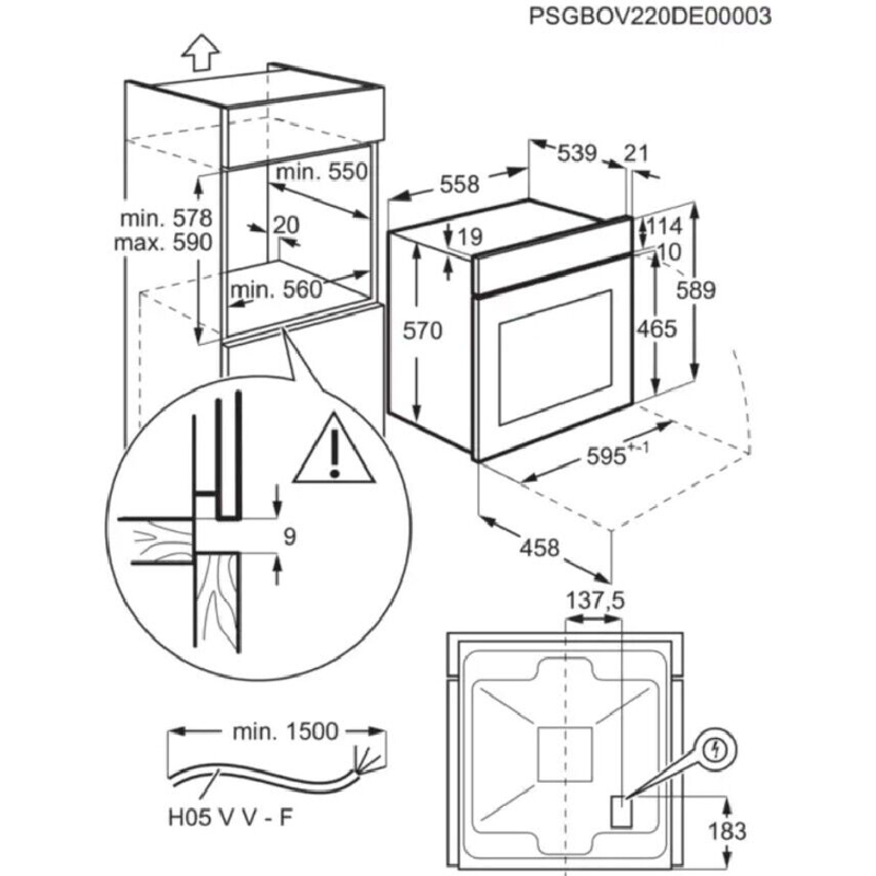 Electrolux EOF3H50BX