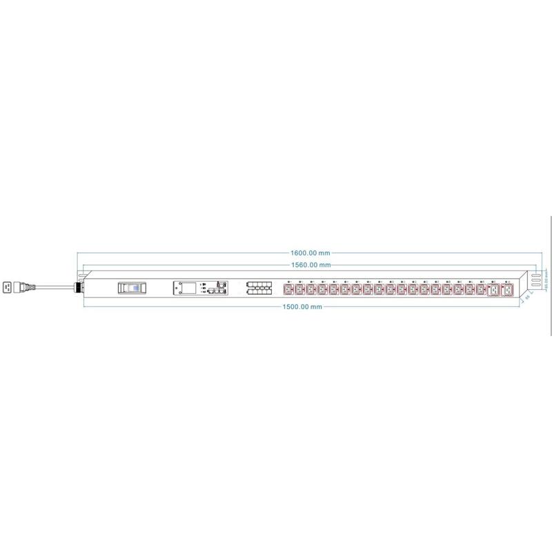 Prometheus Energy PDU-16AVMS20-18C13-2C19