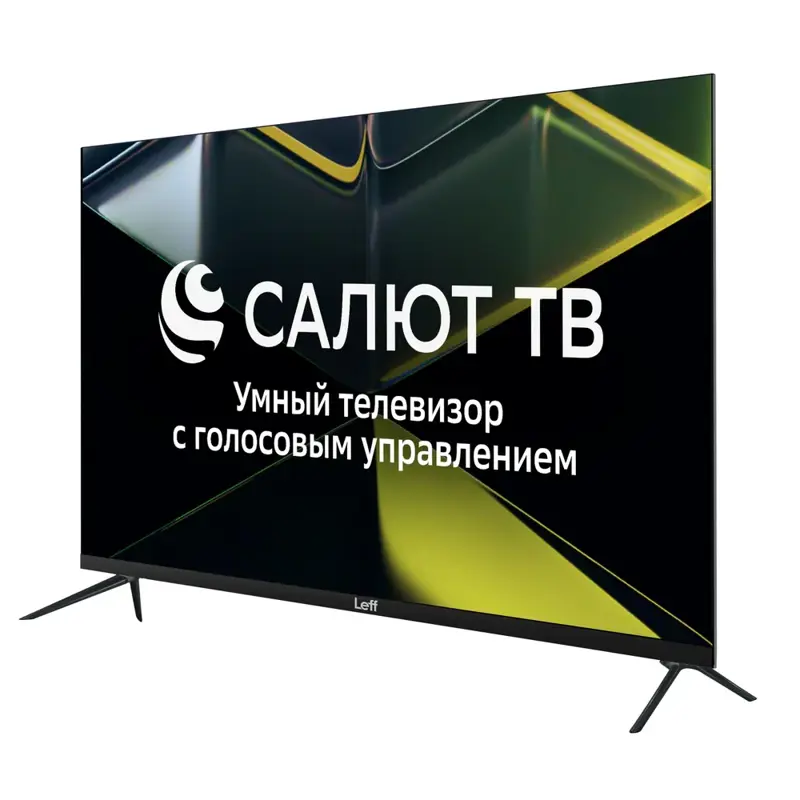 Leff Телевизор 32H680T, Smart TV, Dolby Digital 32" HD, черный, черно-серый