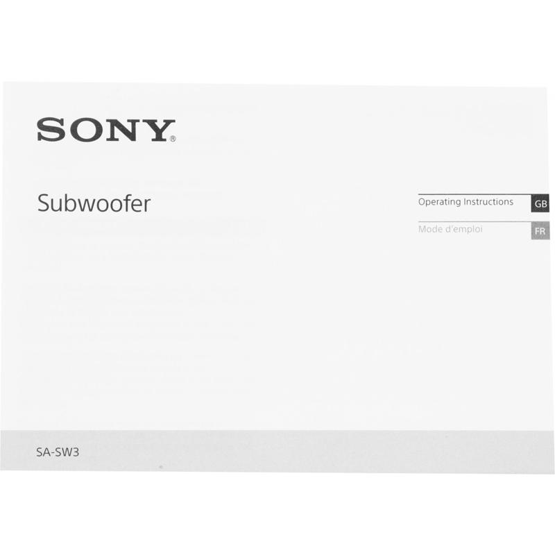 Sony SASW3