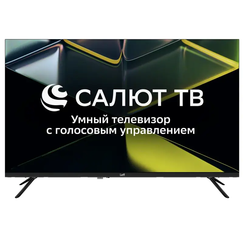 Leff Телевизор 32H680T, Smart TV, Dolby Digital 32" HD, черный, черно-серый