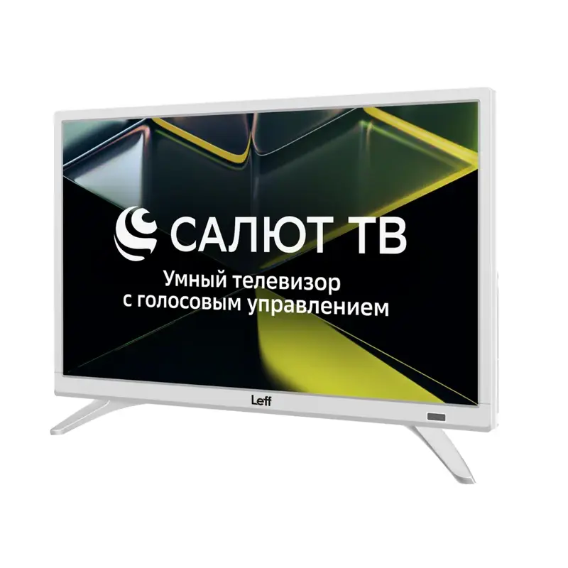 Leff Телевизор 24H691T Smart TV, Dolby Digital 24" HD, белый, кремовый