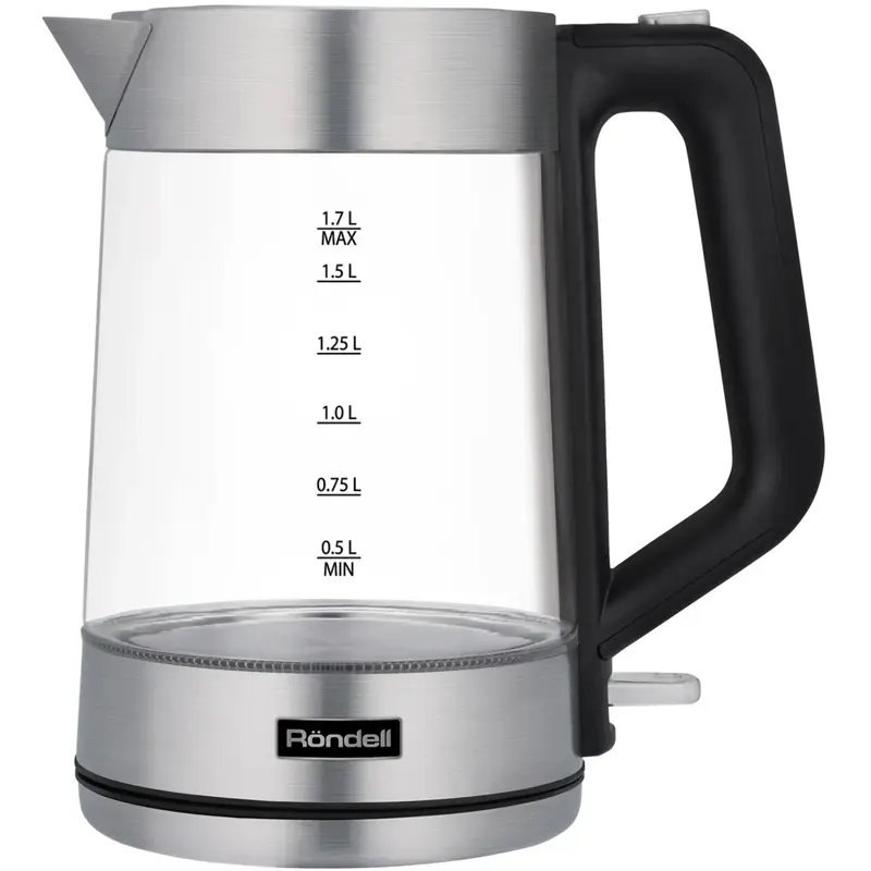 Чайник электрический Rondell RDE-1008, 2200Вт, прозрачный