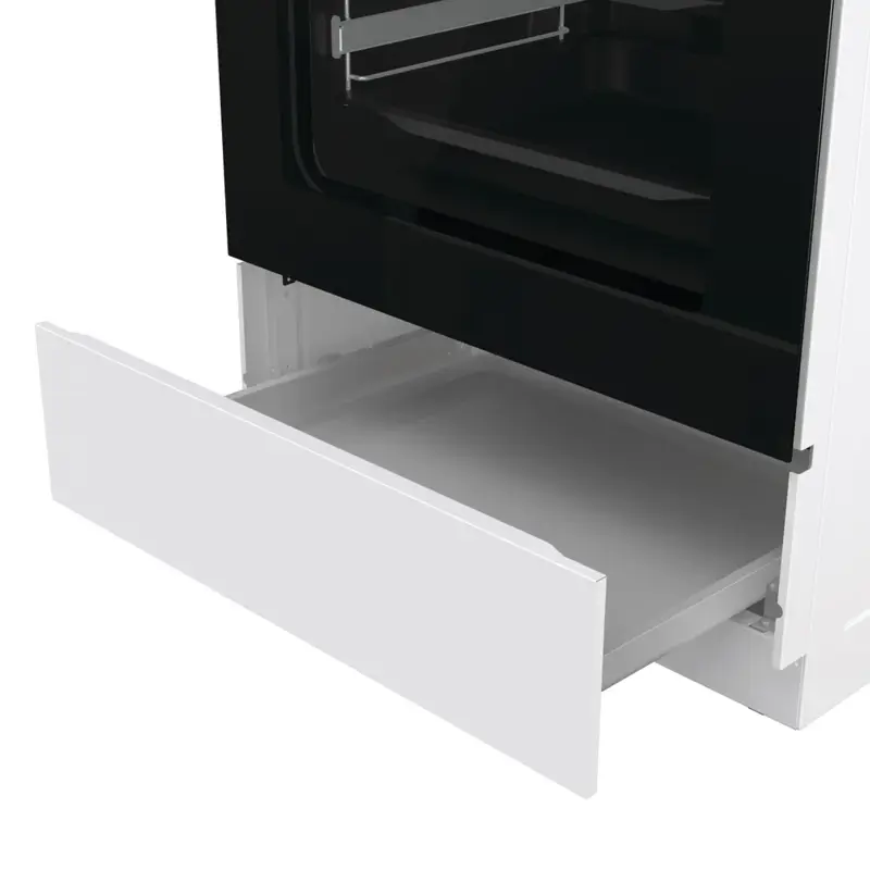 Комбинированная плита Gorenje GKS6C71WF. 60 см, класс A, духовка 71 л., очистка паром AquaClean, белая