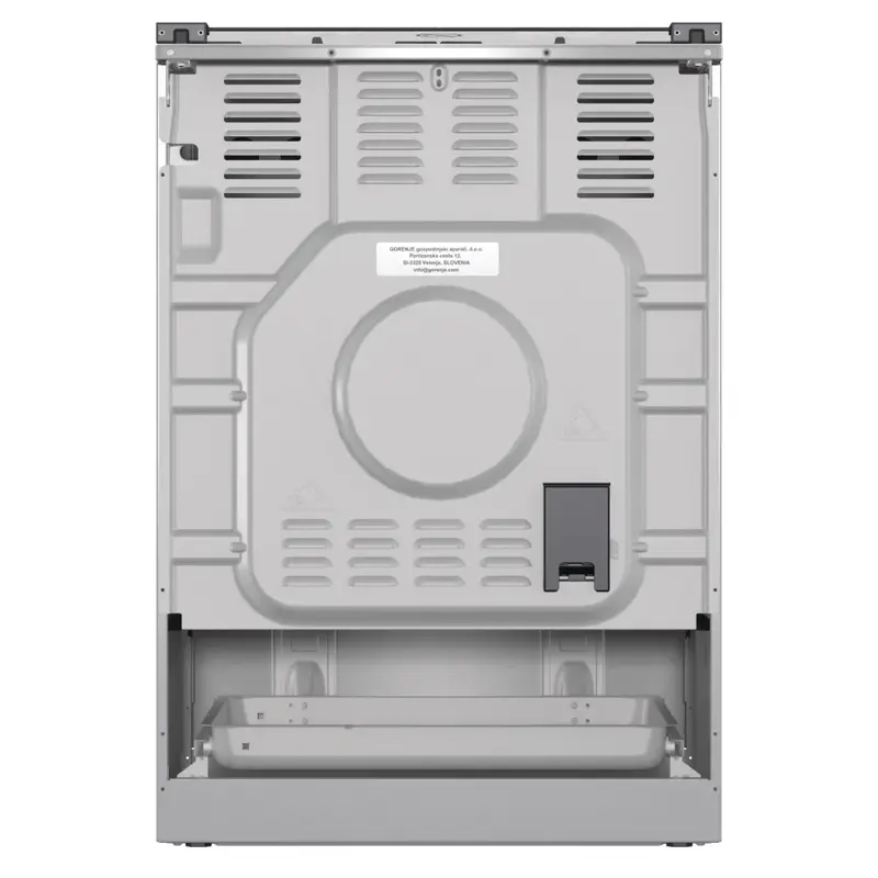 Комбинированная плита Gorenje GKS6C72XF, 60 см, класс A, духовка 71 л., очистка паром AquaClean, серая