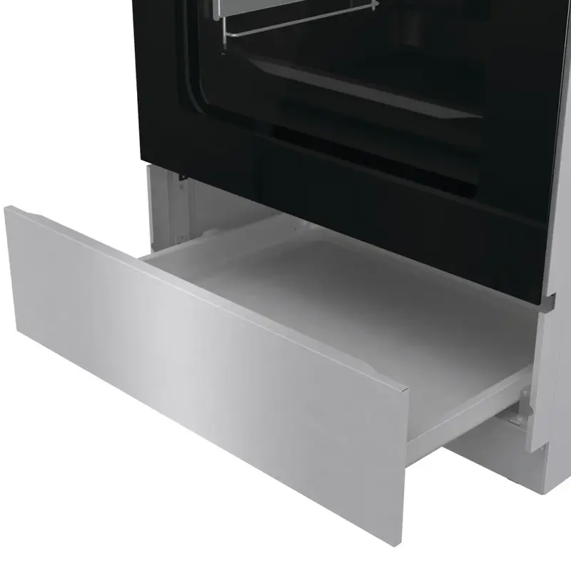 Комбинированная плита Gorenje GKS6C72XF, 60 см, класс A, духовка 71 л., очистка паром AquaClean, серая