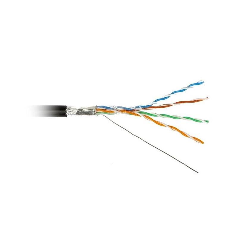 Hyperline FUTP4R-C5E-S24-OUT-PE-BK-500