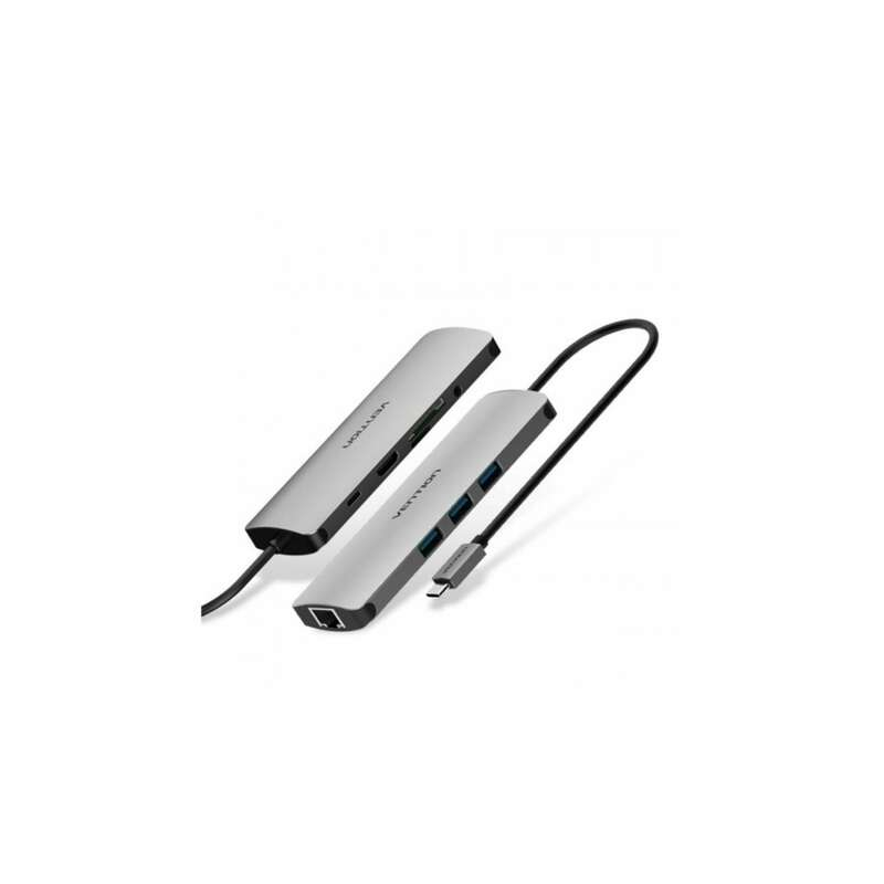 Мультифункциональный хаб Vention USB Type C 9 в 1 (TPYBB)
